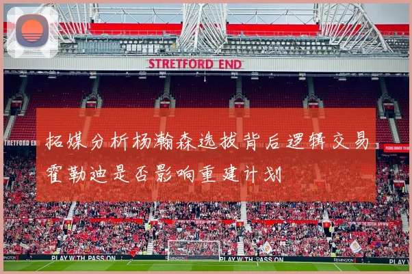 拓媒分析杨瀚森选拔背后逻辑交易霍勒迪是否影响重建计划